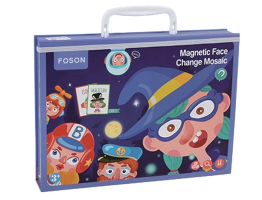 Puzzle divertente magnetico di puzzle del fronte dei giocattoli educativi di legno del bambino di ECO per 2 anni
