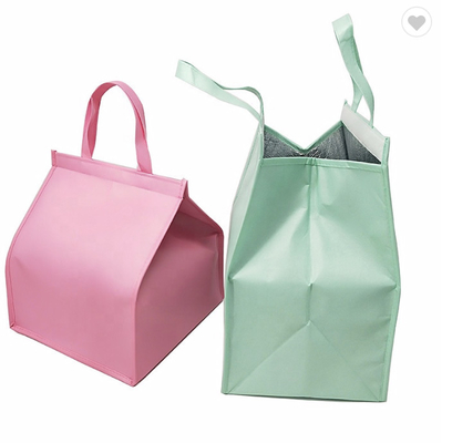 La borsa pieghevole isolata promozionale pp del dispositivo di raffreddamento dell'OEM agglutina il totalizzatore più fresco del sacchetto della borsa