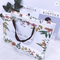 Matt Laminated Gusset Paper Bag che imballa Art Paper Luxury Gift Bags con il fiore