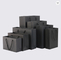 ODM Matte Lamination Paper Bag Packaging Logo Black Shopping Bag su ordinazione