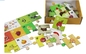 I bambini pavimentano i giochi ed i puzzle educativi del puzzle della frutta dell'alfabeto per i bambini di 5 anni
