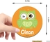 Gufo animale Flip Sign Dishwasher Sticker Clean sporco pulito magnetico dell'OEM sporco