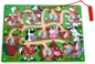 Puzzle magnetico Maze Toys Bead Board Game del numero di legno dei bambini