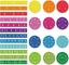 Le frazioni magnetiche del cerchio delle mattonelle hanno messo 156 pezzi 12 giocattoli di conteggio e di per la matematica di codifica mediante colori