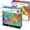 Mappa di Europa di colore un puzzle di carta di 1000 pezzi per le famiglie degli adulti degli anni dell'adolescenza dei bambini 12+