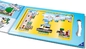 Carry Magnetic Jigsaw Puzzle Travel Toy Vehicle un verde di 15 pezzi