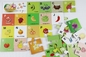 I bambini pavimentano i giochi educativi del puzzle della frutta dell'alfabeto